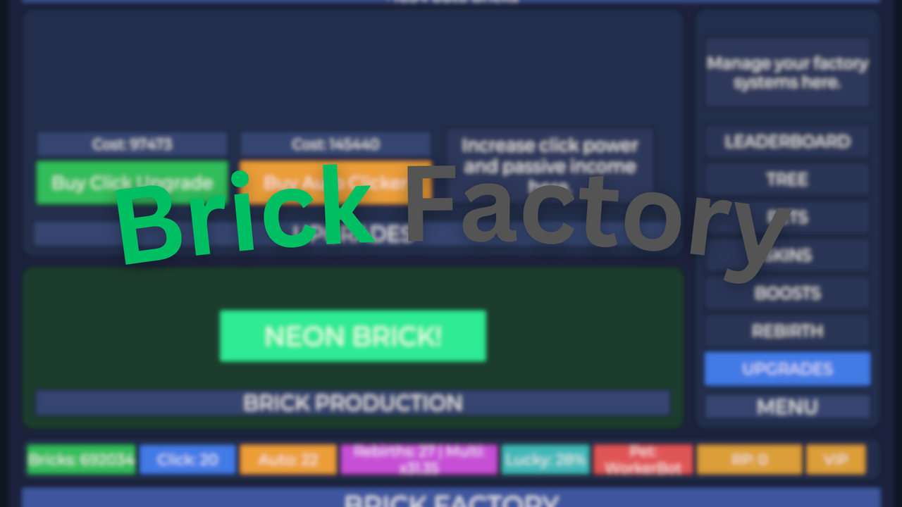 Brick Factory Simulator - Polytoria