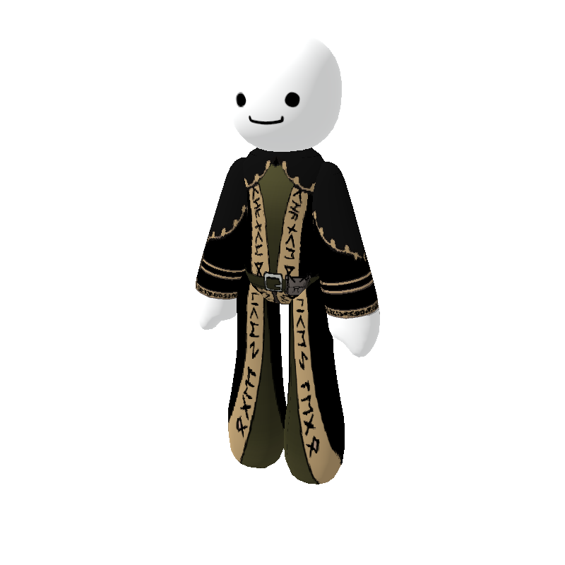 Brown Wizard Robe - Polytoria
