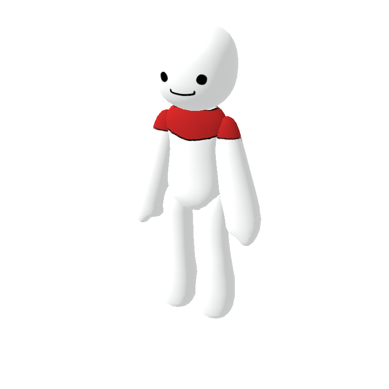 Mao Mao - Red Cape Accessory (2D) - Polytoria