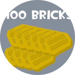 Generous 100 Bricks - Polytoria