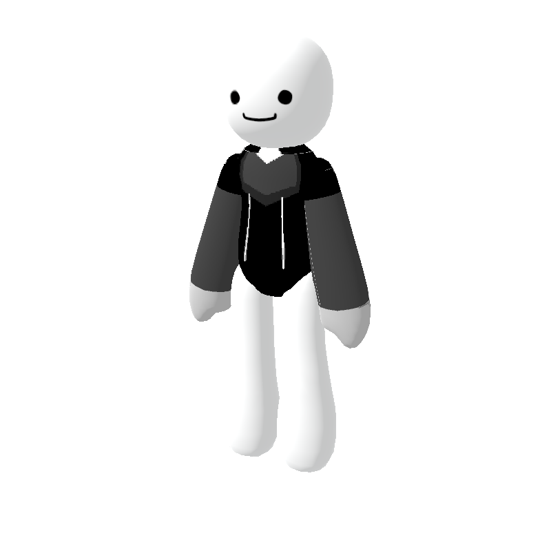 [Alt] Black sweater with Dark sleeves - Polytoria