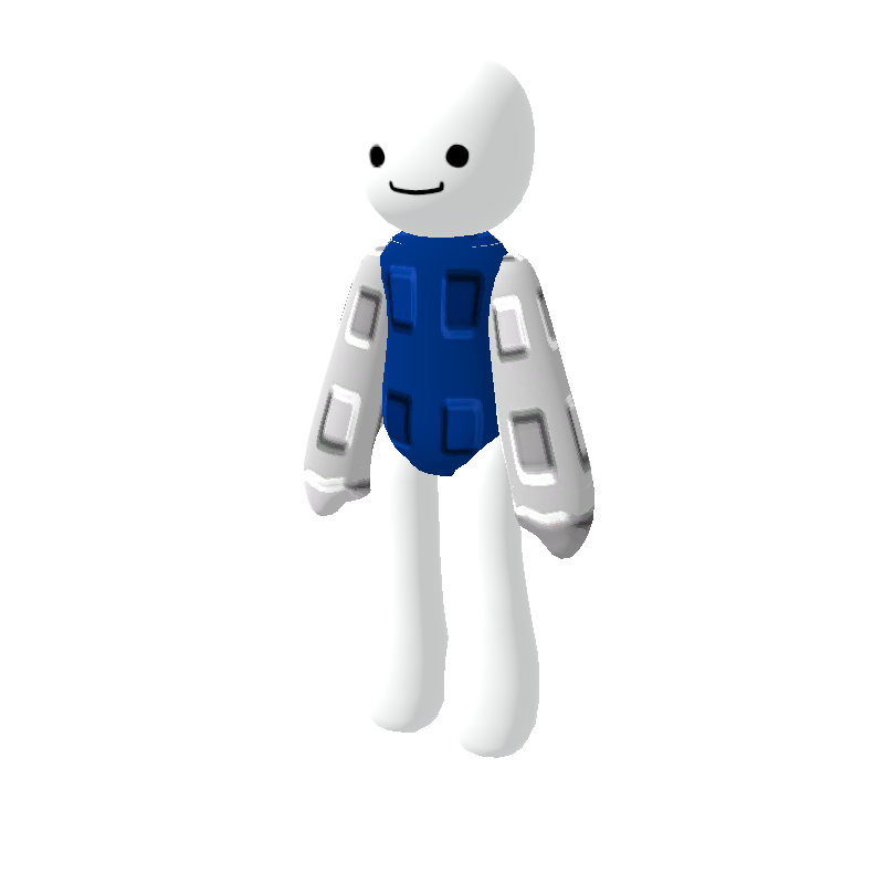 Blue Custom Blocky - Polytoria