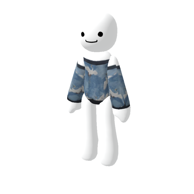 skybird blue sweater - Polytoria