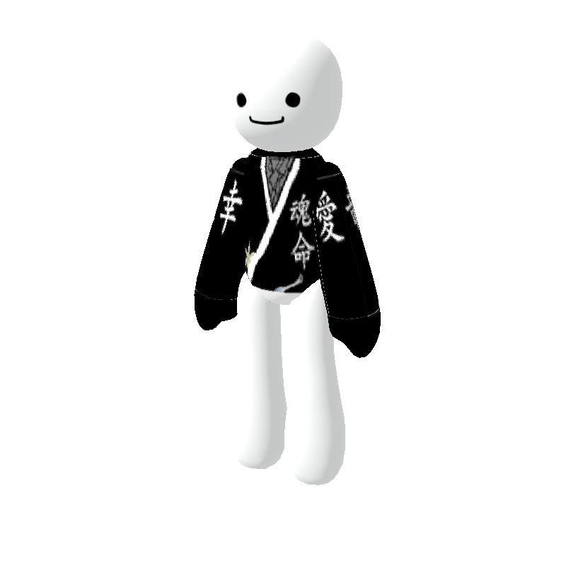 White ninja shirt - Polytoria