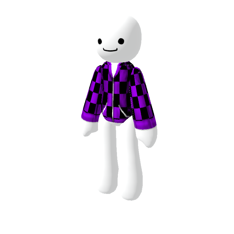 [S] Purple Checkered Jacket - Polytoria