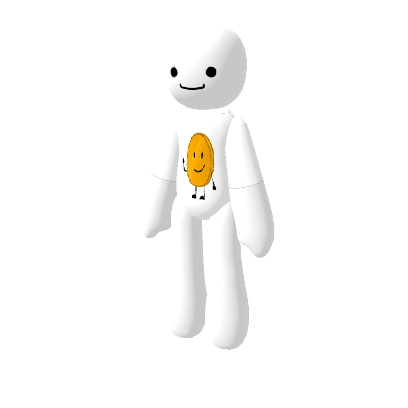 Coiny From BFDI Tshirt (Battle For Dream Island) - Polytoria