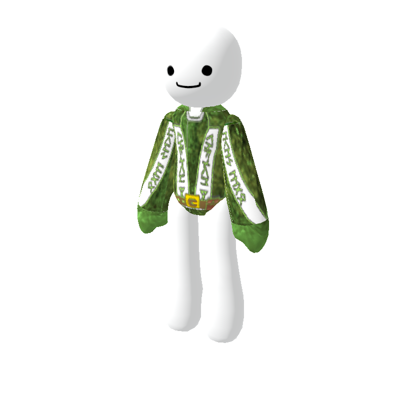 Telamon's shirt (Wizard robes forest green) - Polytoria