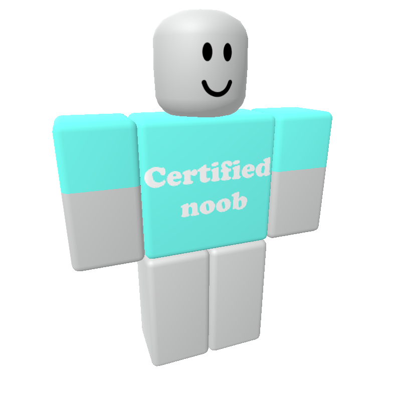 Certified noob shirt - Polytoria