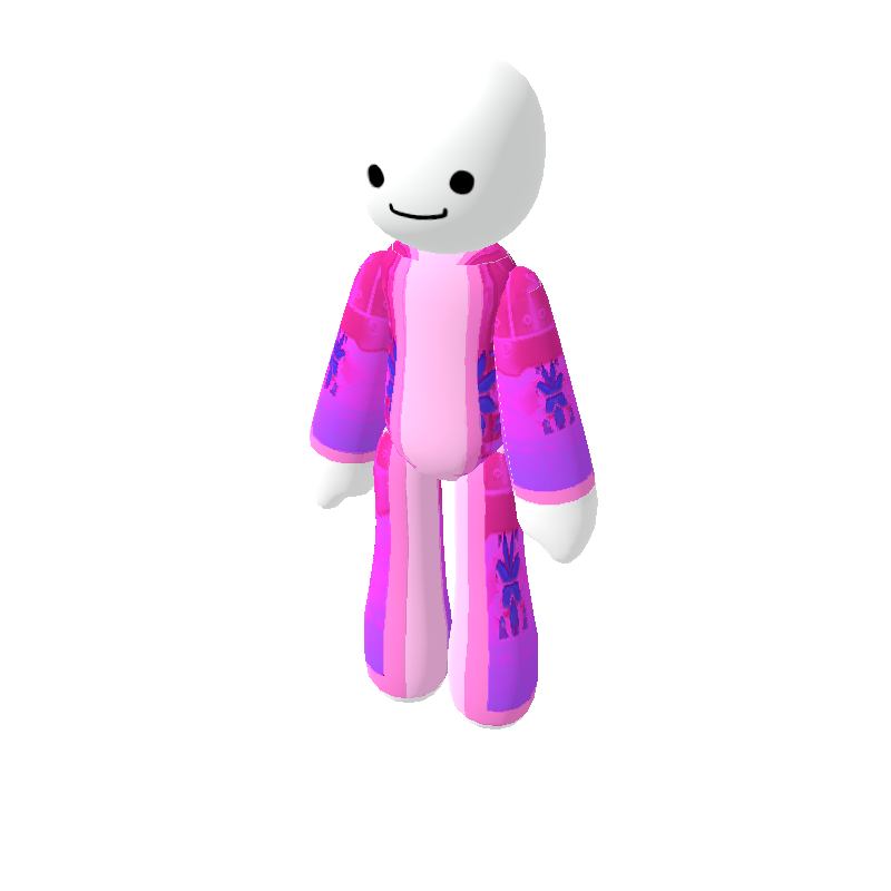 fancy pink robe - Polytoria